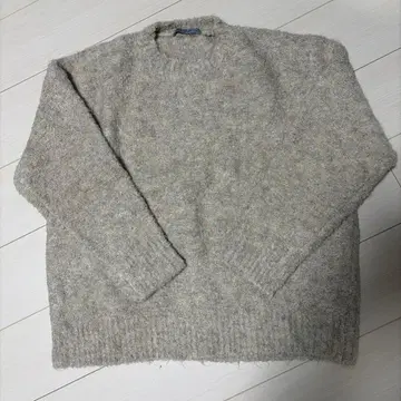 WAYS WILL 라이트 그레이 믹스 니트