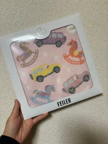 FEILER 미니 타월 핑크 Mercedes-Benz 콜라보