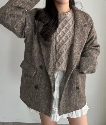 오버 자켓 코트