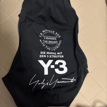 Y-3 블랙 백팩