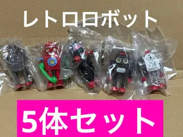 금속 양철 로봇 완구 5체 세트 마스다야 TINAGE