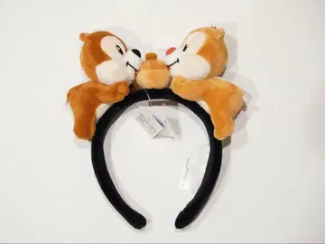 홍콩 디즈니랜드 칩과 데일 머리띠 치데