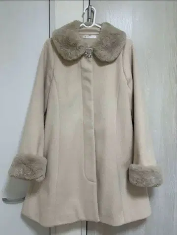 MAJESTIC LEGON 베이지 롱 코트