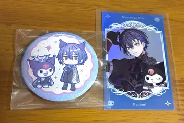 산리오 콜라보 코야나기 로우 캔뱃지 카드