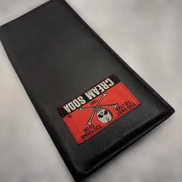 CREAM SODA 접이식 지갑 블랙