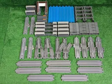 프라레일 어드밴스 가이드 스톱 경사 레일 교각 역 복선 고가 세트