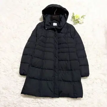 스테디셀러 인기 INDIVI 인디비 다운 코트 블랙 다운 90%