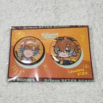 미개봉 새상품 니지산지 방과후 오리엔스 캔뱃지 세트 우사미 리토