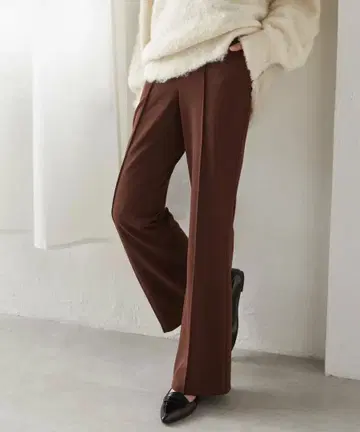 Ranan 라난 저지 트윌 플레어 팬츠