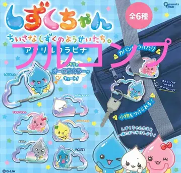 물방울 아크릴 카라비너 전 6종 풀컴프