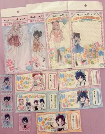 해피 슈가 라이프 아크릴 스탠드 아크릴 키링 묶음 판매