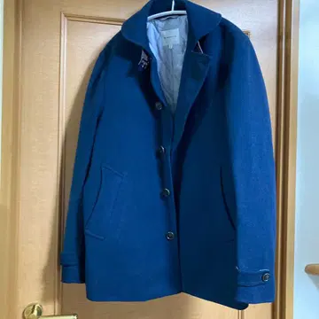 가격 인하! THE SHOP TK 남성용 네이비 숏코트