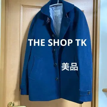 가격 인하! THE SHOP TK 남성용 네이비 숏코트