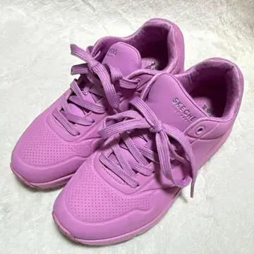 SKECHERS UNO STAND ON AIR PINK 통굽 스니커즈