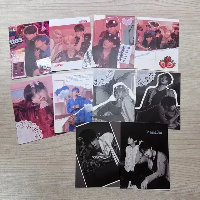 방탄 수제 스크랩 판매 방탄소년단 BTS 앨범
