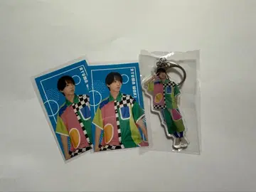 와키타츠마 아크릴 키링 미니 포토 카드