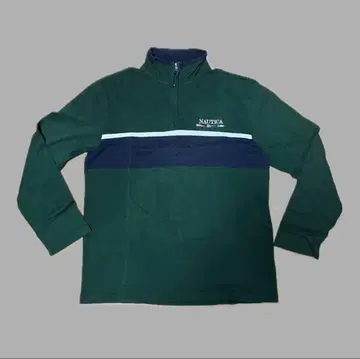 Nautica 하프 지퍼 맨투맨