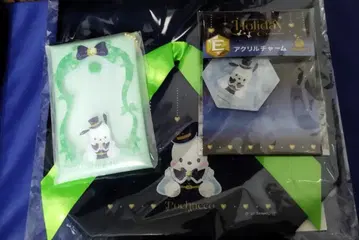 산리오 해피 복권 포차코 파우치 아크릴 참 멀티 케이스