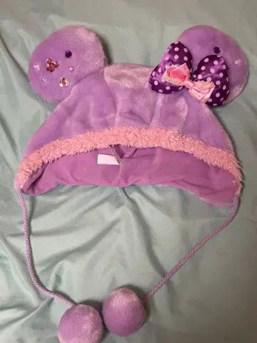 디즈니 팬 캡 보라색