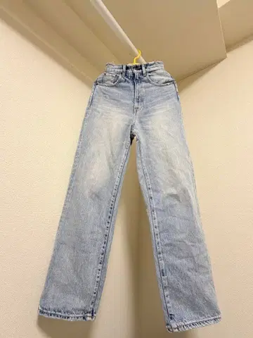 MOUSSY 하이웨스트 스트레이트 데님