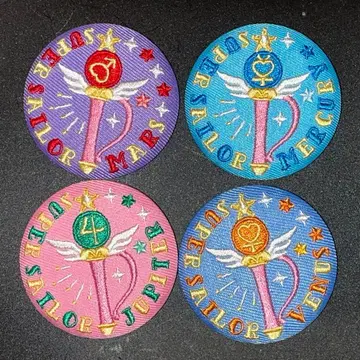 세일러문 스토어 자수 캔뱃지 vol.4 내부 4전사