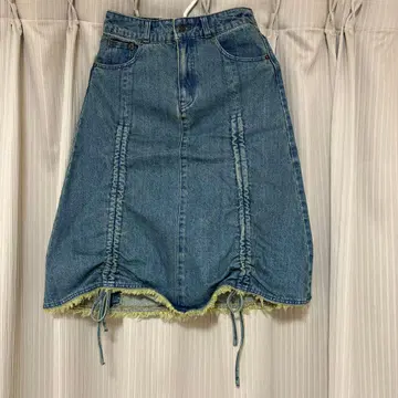 TINA : JOJUN 드로스트 데님 스커트