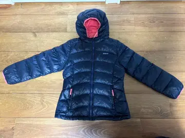 파타고니아 여아 하이로프트 다운 후디 네이비