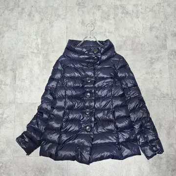 새상품급 두클라쎄 M 다운 자켓 스탠드 카라 네이비