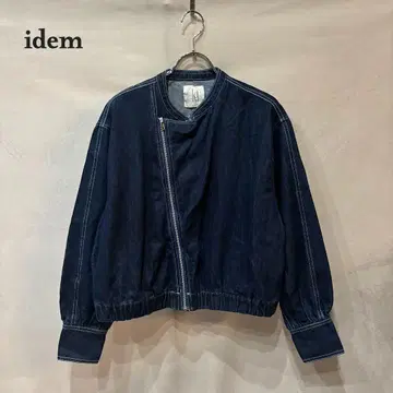 idem 이뎀 파이핑 데님 블루종 G 노카라 FREE