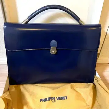 [ 미사용 새상품 ] PHILIPPE VENET 네이비 비즈니스 백