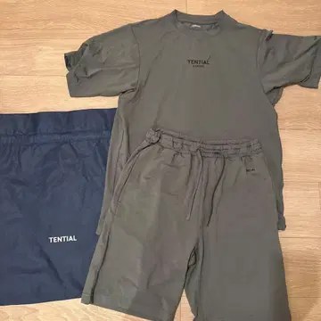 새상품 TENTIAL BAKUNE Mesh 그레이 룸웨어 세트 XS