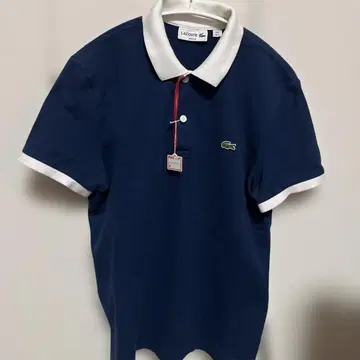 LACOSTE 네이비 피케 셔츠