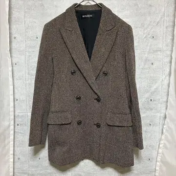 도쿄 스타일 더블 브레스트 자켓 울 사용 포멀