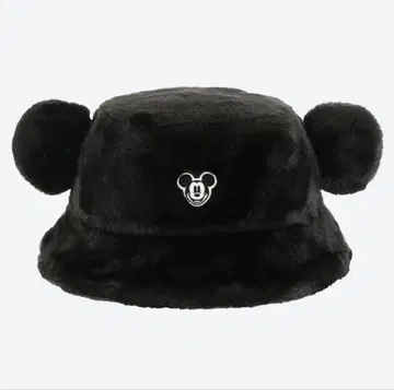 디즈니 복슬복슬 버킷햇 블랙