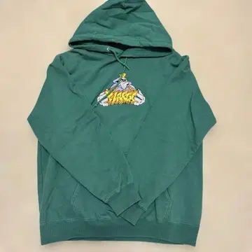 X-LARGE 그린 후드티