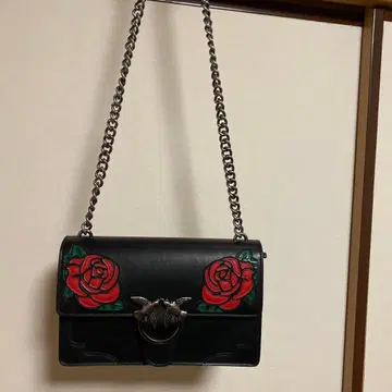 PINKO 장미 자수 숄더백