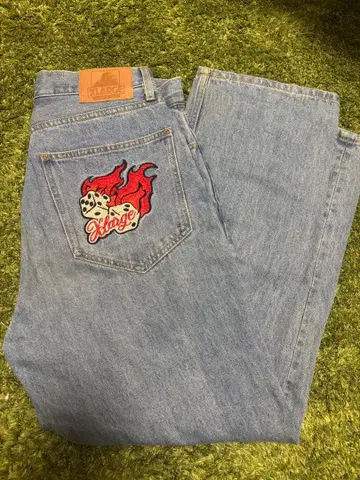 XLARGE 데님 팬츠 32 라이트 블루