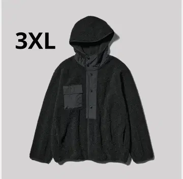 3XL GU ENGINEERED GARMENTS 보아 플리스 스냅 파카