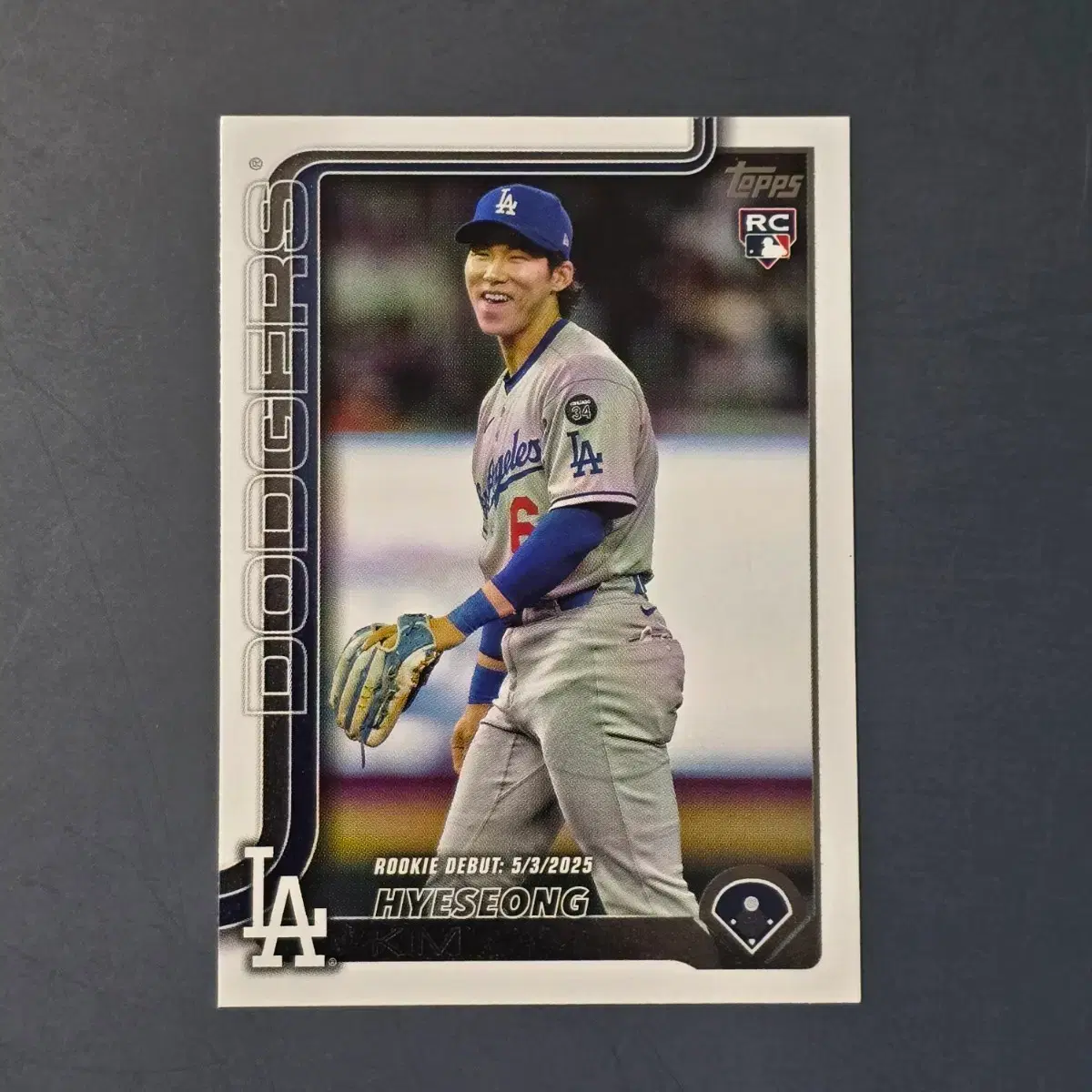 김혜성 MLB 2025 탑스 업데이트 베이스 루키 RC