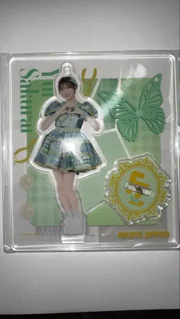 FRUITS ZIPPER 사쿠라이 유이 나비 의상 아크릴 스탠드