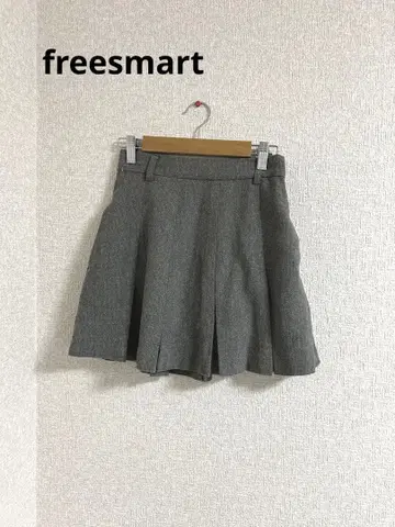 freesmart 박스 플리츠 미니 스커트
