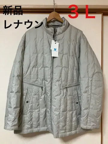 택 포함 미사용 새상품 [레나운/심플 라이프] 리얼 다운 자켓 3L
