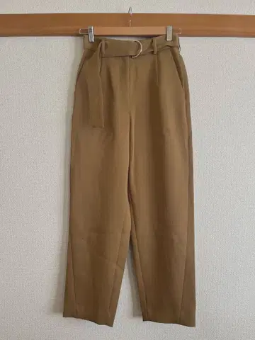 NOBLE 카멜 팬츠 링 벨트 포함