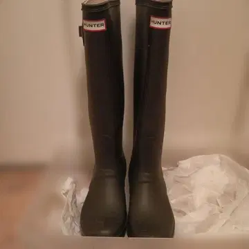 HUNTER 롱 부츠 버클 장화