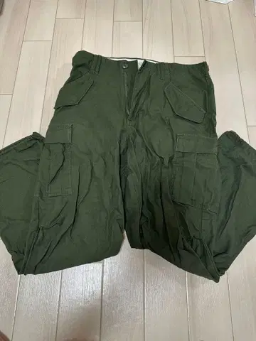 카고 팬츠 올리브 그린