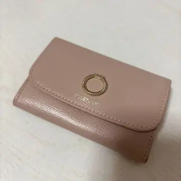 질 스튜어트 핑크 가죽 명함지갑