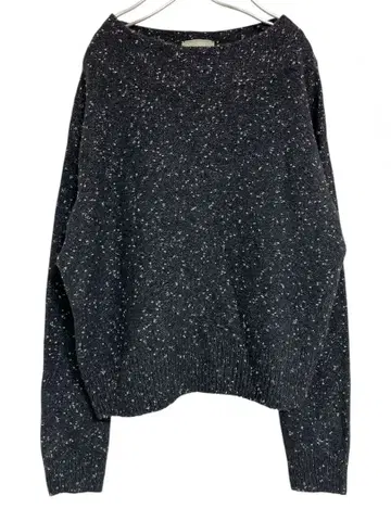 UNITED ARROWS TOKYO 니트 스웨터 다크 그레이 라메