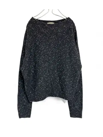 UNITED ARROWS TOKYO 니트 스웨터 다크 그레이 라메