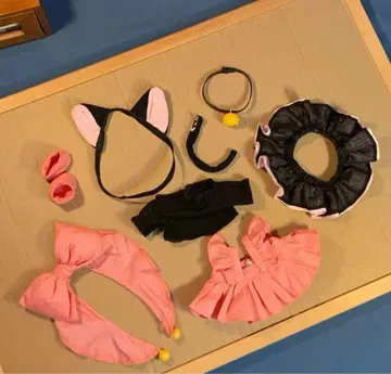 옷 갈아입기 봉제 인형 의상 카드캡터 사쿠라 키노모토 사쿠라 검은 고양이