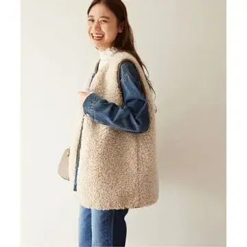 새상품 저널 스탠다드 리룸 컬리 인조 모피 베스트